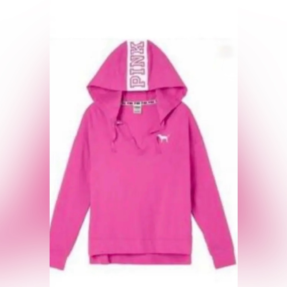 Victoria Secret PINK Cropped Hoodie with Logo